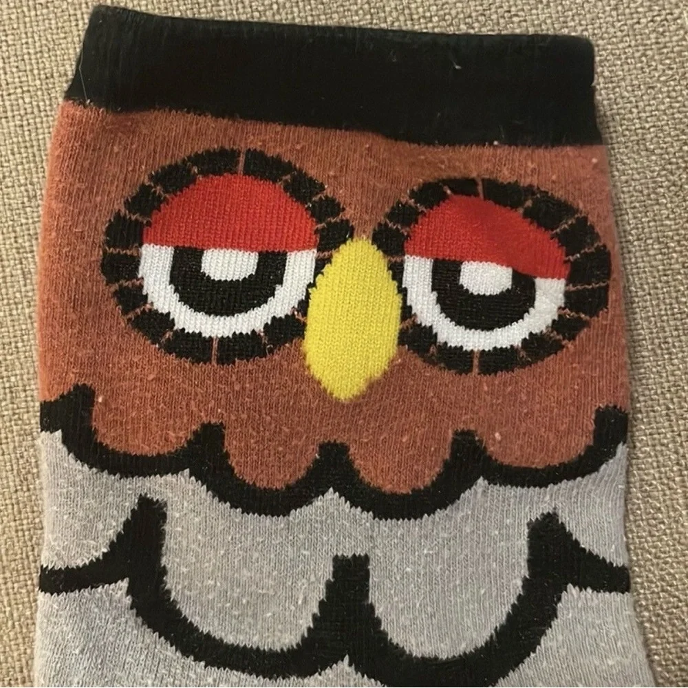 Unamused Owl Socks